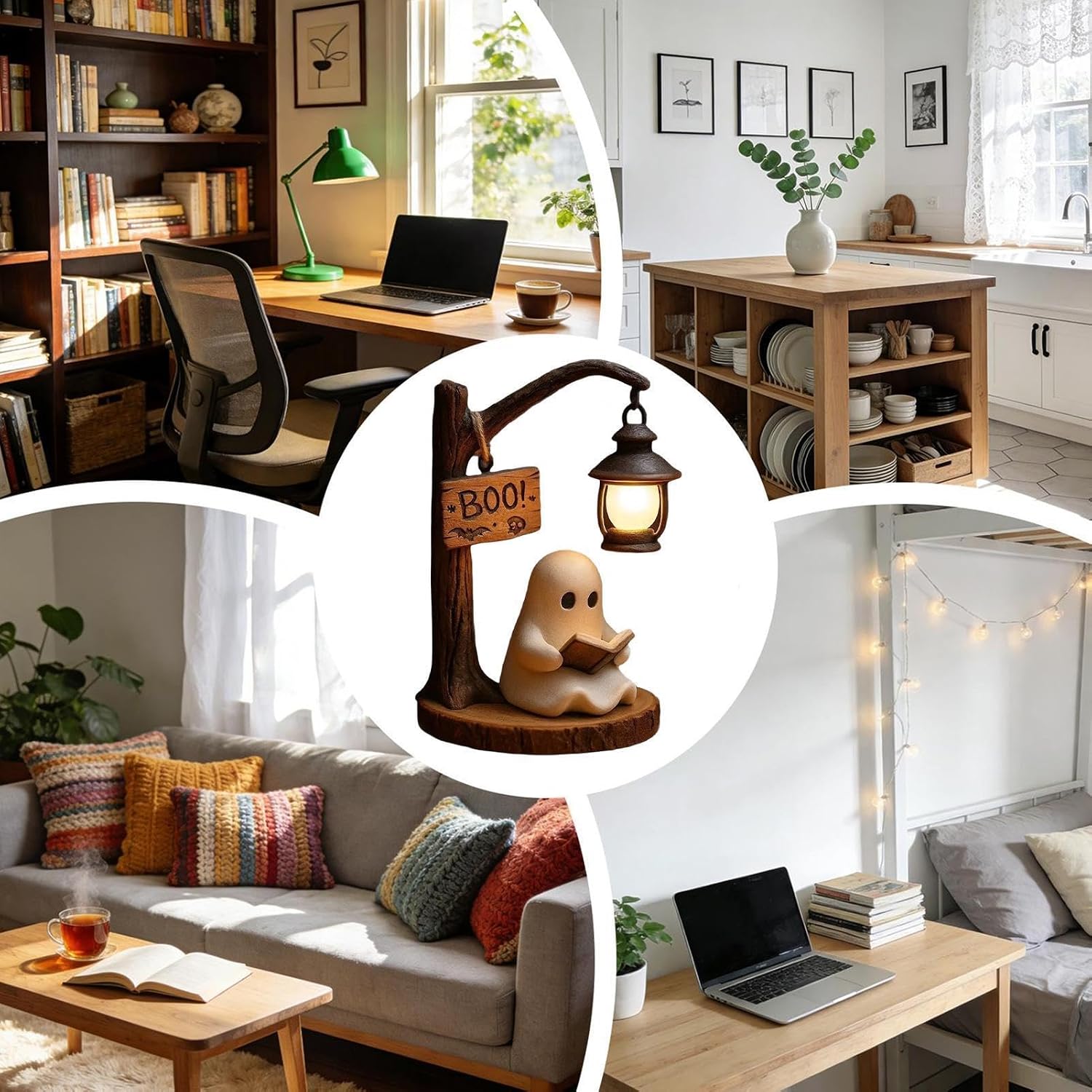 Cute Ghost Lantern Lamp